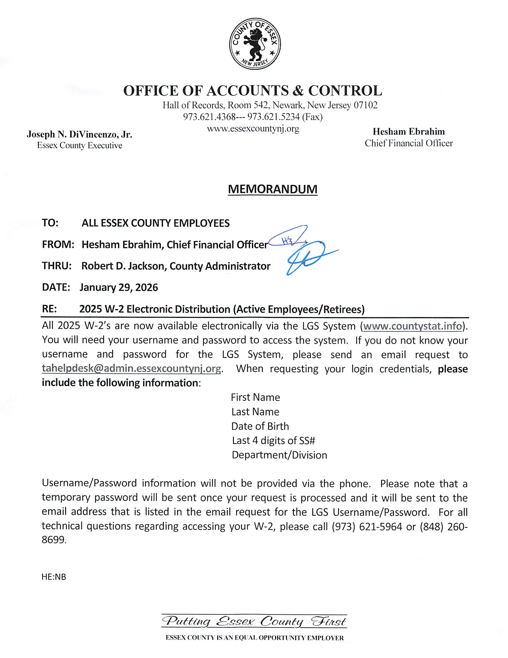 2025 W2 Electronic Access